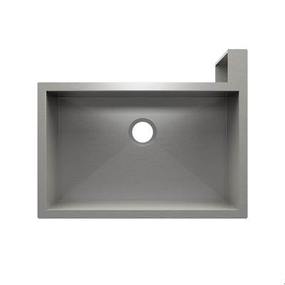 Home Refinements by Julien 005303 - Socialcorner Sink Undermount Flat Aprons Right Corner, Single 29X18X10