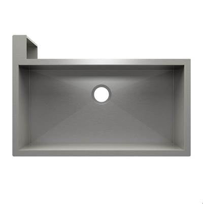 Home Refinements by Julien 005304 - Socialcorner Sink Undermount Flat Aprons Left Corner, Single 35X18X10