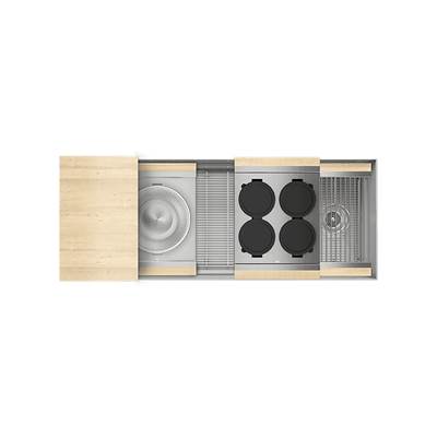 Home Refinements by Julien 005419 - Smartstation Sink Reveal Undermount, No Acc., Single 36X17X10