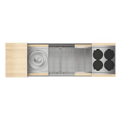 Home Refinements by Julien 005420 - Smartstation Sink Reveal Undermount, No Acc., Single 48X17X10