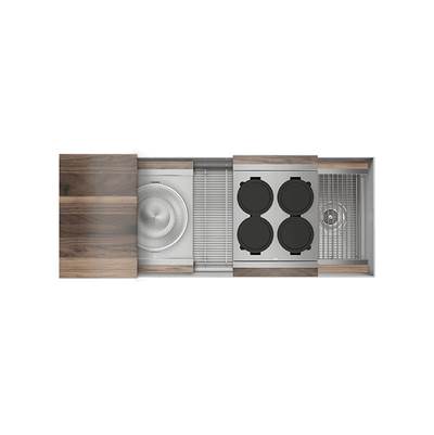 Home Refinements by Julien 005469 - 3-Plate Kit For Presentation Board, Stainless Steel, 6X6