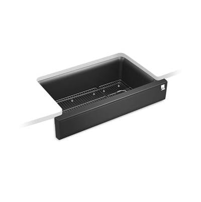 Kohler K-25784-CM7 - Cairn 34'' Undermount Single-Bowl Farmhouse Kitchen Sink With Short Apron