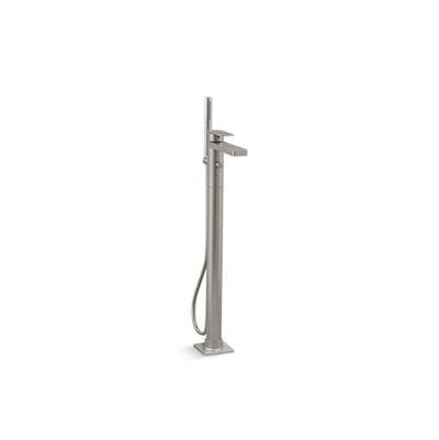 Kohler K-T23492-4-BN - Parallel Floor-Mount Bath Filler Trim With Handshower