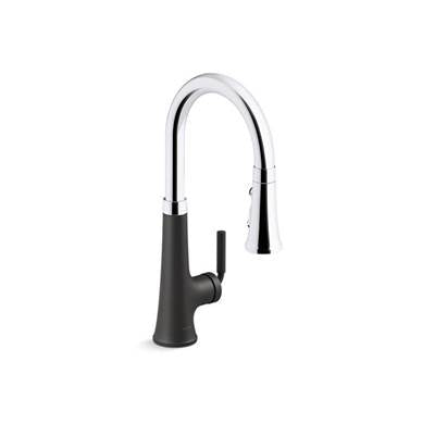 Kohler K-23764-CBL - Tone Pull-Down Kitchen Sink Faucet With Three-Function Sprayhead