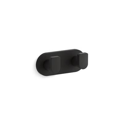 Kohler K-73146-BL - Composed Double Robe Hook