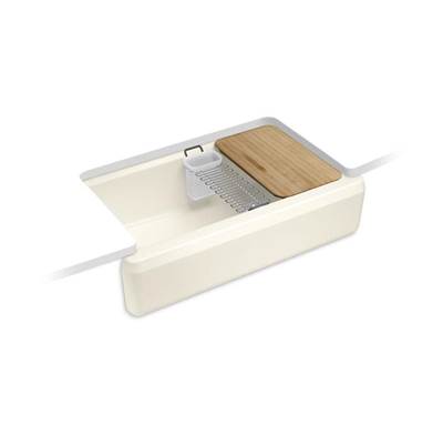 Kohler K-24564-96 - Riverby 35-3/4'' Undermount Single-Bowl Farmhouse Workstation Kitchen Sink