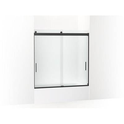 Kohler K-706002-D3-BL - Levity Sliding Bath Door, 59-3/4'' H X 56-5/8 - 59-5/8'' W, With 1/4'' Thick Frosted Glass