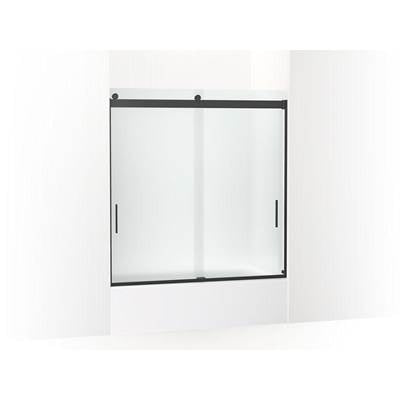 Kohler K-706000-D3-BL - Levity Sliding Bath Door, 62'' H X 56-5/8 - 59-5/8'' W, With 1/4'' Thick Frosted Glass