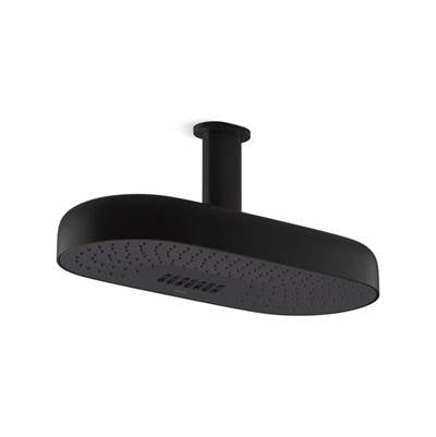 Kohler K-26297-BL - Statemente Oblong 18'' Two-Function Rainhead, 2.5 Gpm