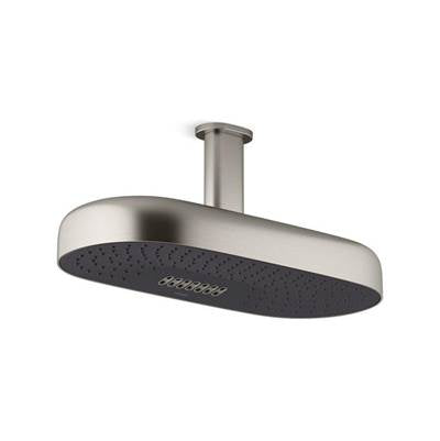 Kohler K-26297-BN - Statemente Oblong 18'' Two-Function Rainhead, 2.5 Gpm