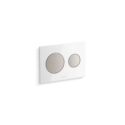 Kohler K-23252-F-0 - Skim Dual-Flush Actuator Plate For 2'' X 4'' In-Wall Tank And Carrier System