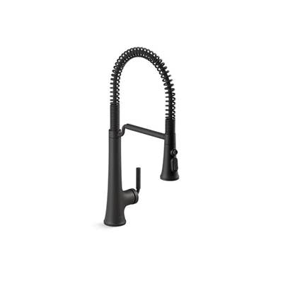 Kohler K-23765-BL - Tone Semi-Professional Pull-Down Kitchen Sink Faucet With Three-Function Sprayhead