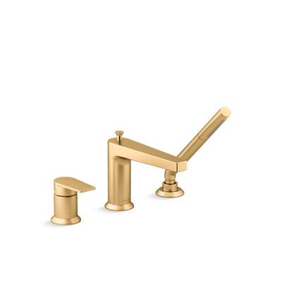 Kohler K-74032-4-2MB - Taut 11 Gpm Deck-Mount Bath Faucet With Handshower
