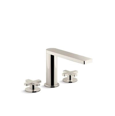 Kohler K-73081-3-SN - Composed Deck-Mount Bath Faucet With Lever Handles