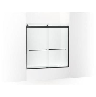 Kohler K-706006-L-BL - Levity Sliding Bath Door, 59-3/4'' H X 56-5/8 - 59-5/8'' W, With 1/4'' Thick Crystal Clear Glass