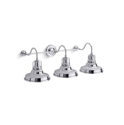 Kohler K-32287-SC03-CPL - Hauksbee Three-Light Sconce