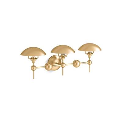 Kohler K-27946-SC03-2GL - Vorleigh Three-Light Sconce