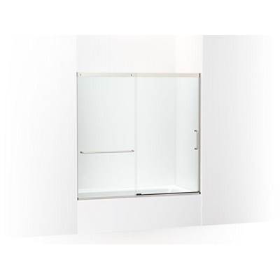 Kohler K-707618-8L-MX - Elatee Sliding Bath Door, 56-3/4'' H X 56-1/4 - 59-5/8'' W With Heavy 5/16'' Thick Crystal Clear Glass