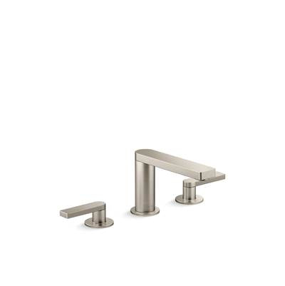 Kohler K-73060-4-BN - Composed Widespread Bathroom Sink Faucet With Lever Handles, 1.2 Gpm