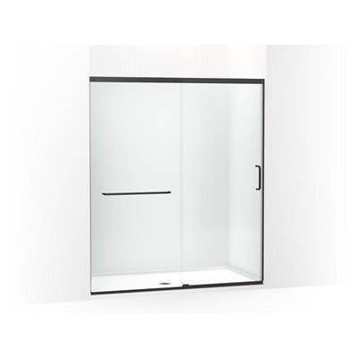 Kohler K-707616-8L-BL - Elatee Tall Sliding Shower Door, 75-1/2'' H X 62-1/4 - 65-5/8'' W, With Heavy 5/16'' Thick Crystal Clear Glass