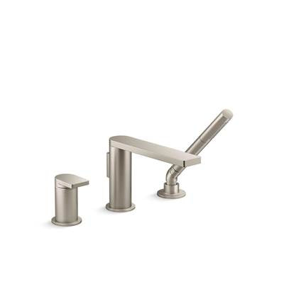 Kohler K-73078-4-BN - Composed Deck-Mount Bath Faucet With Handshower