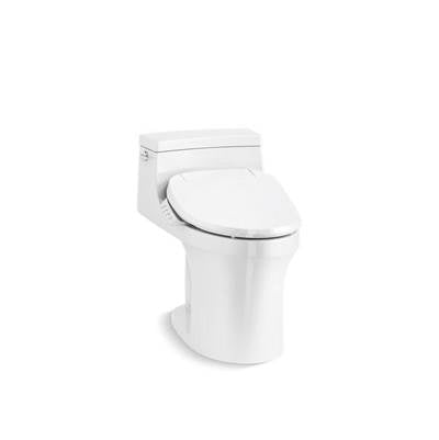 Kohler K-5172-HC-0 - San Souci One-Piece Compact Elongated Chair Height 1.28 Gpf Toilet With Concealed Trapway And Hidden Cord Design
