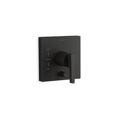 Kohler K-T99762-4-BL - Honesty Rite-Temp Valve Trim With Push-Button Diverter