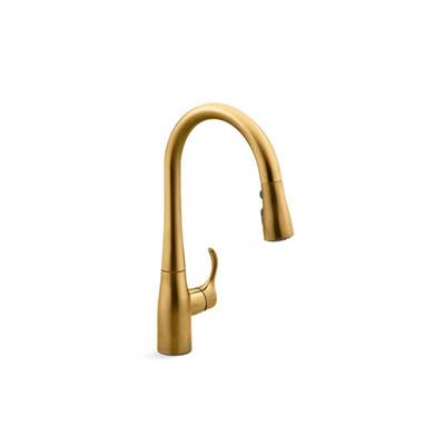 Kohler K-597-2MB - Simplice Compact Pull-Down Kitchen Sink Faucet With Three-Function Sprayhead