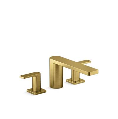 Kohler K-27121-4-2MB - Parallel Two-Handle Deck-Mount Bath Faucet