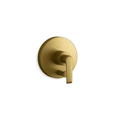 Kohler K-T97019-4-2MB - Avid Rite-Temp Valve Trim With Push-Button Diverter And Lever Handle
