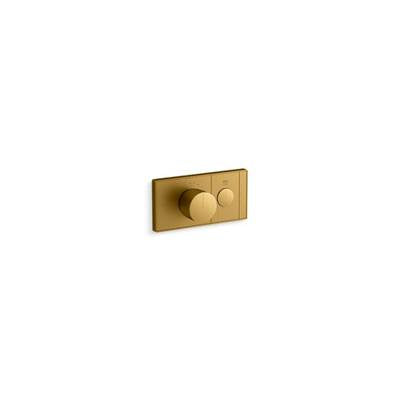 Kohler K-26345-9-2MB - Antheme One-Outlet Recessed Mechanical Thermostatic Valve Control