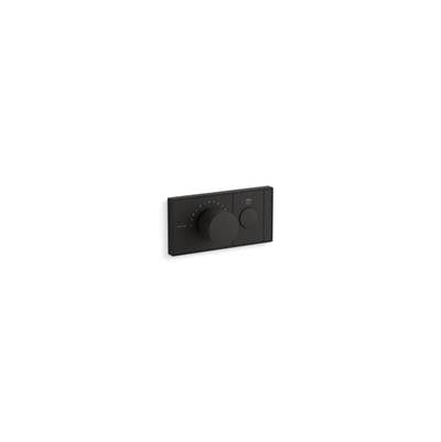 Kohler K-26345-9-BL - Antheme One-Outlet Recessed Mechanical Thermostatic Valve Control