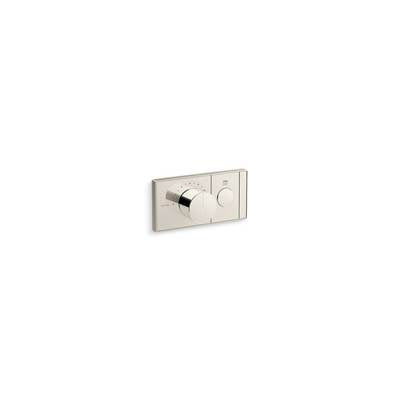 Kohler K-26345-9-SN - Anthem One-Outlet Recessed Mechanical Thermostatic Valve Control
