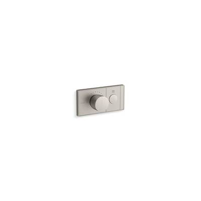 Kohler K-26345-9-BN - Antheme One-Outlet Recessed Mechanical Thermostatic Valve Control