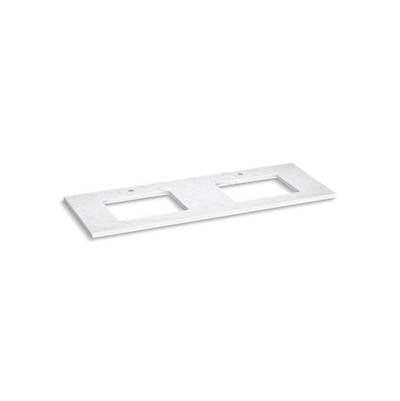 Kohler K-28258-EST - Silestone 61'' Quartz Vanity Top With Two Rectangular Cutouts