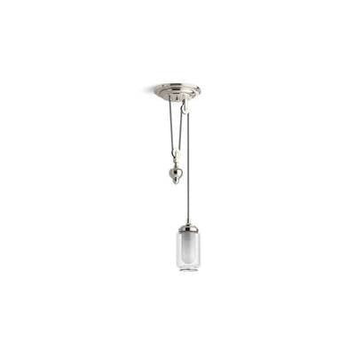 Kohler K-22654-PE01-SNL - Artifacts One-Light Adjustable Pendant
