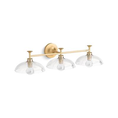 Kohler K-31770-SC03-2GL - Tonee 31'' Three-Light Sconce