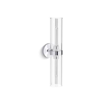 Kohler K-27263-SC02-CPL - Purist 22'' Two-Light Sconce