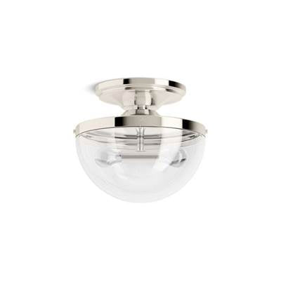 Kohler K-31764-FM02-SNL - Bellerae Two-Light Semi-Flush