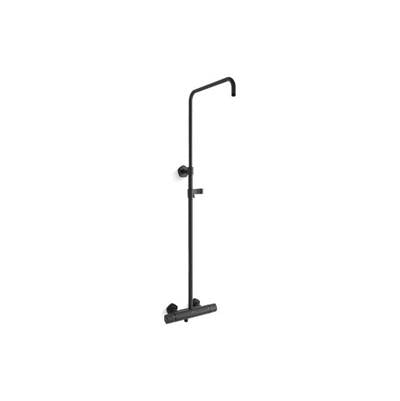Kohler K-27031-9-BL - Occasione Two-Way Exposed Thermostatic Valve And Shower Column Kit