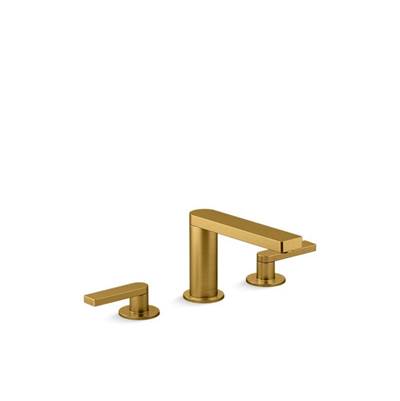 Kohler K-73060-4-2MB - Composed Widespread Bathroom Sink Faucet With Lever Handles, 1.2 Gpm