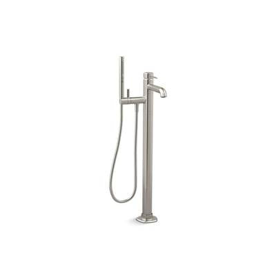 Kohler K-T27025-4-BN - Occasione Floor-Mount Bath Filler Trim With Handshower