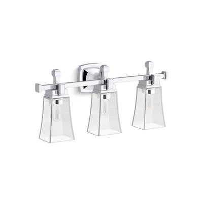 Kohler K-31757-SC03-CPL - Riff 25'' Three-Light Sconce