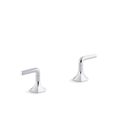 Kohler K-27010-4-CP - Occasione Lever Bathroom Sink Faucet Handles