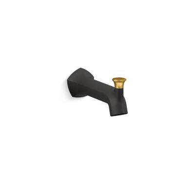 Kohler K-27023-BMB - Occasione Wall-Mount Bath Spout With Straight Design And Diverter