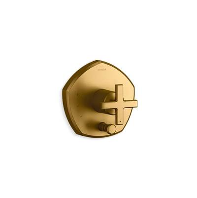 Kohler K-T27044-3-2MB - Occasione Rite-Temp Shower Valve Trim With Diverter And Cross Handle