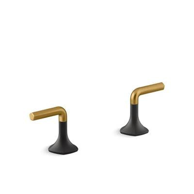 Kohler K-27018-4-BMB - Occasione Deck-Mount Lever Bath Faucet Handles