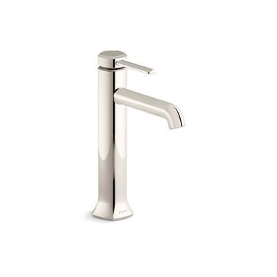 Kohler K-27003-4-SN - Occasione Tall Single-Handle Bathroom Sink Faucet, 1.2 Gpm