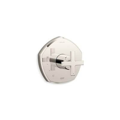 Kohler K-TS27043-3-SN - Occasione Rite-Temp Valve Trim With Cross Handle
