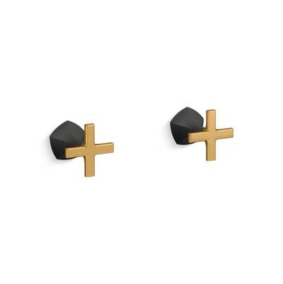 Kohler K-T27013-3-BMB - Occasione Wall-Mount Bathroom Sink Faucet Cross Handle Trim